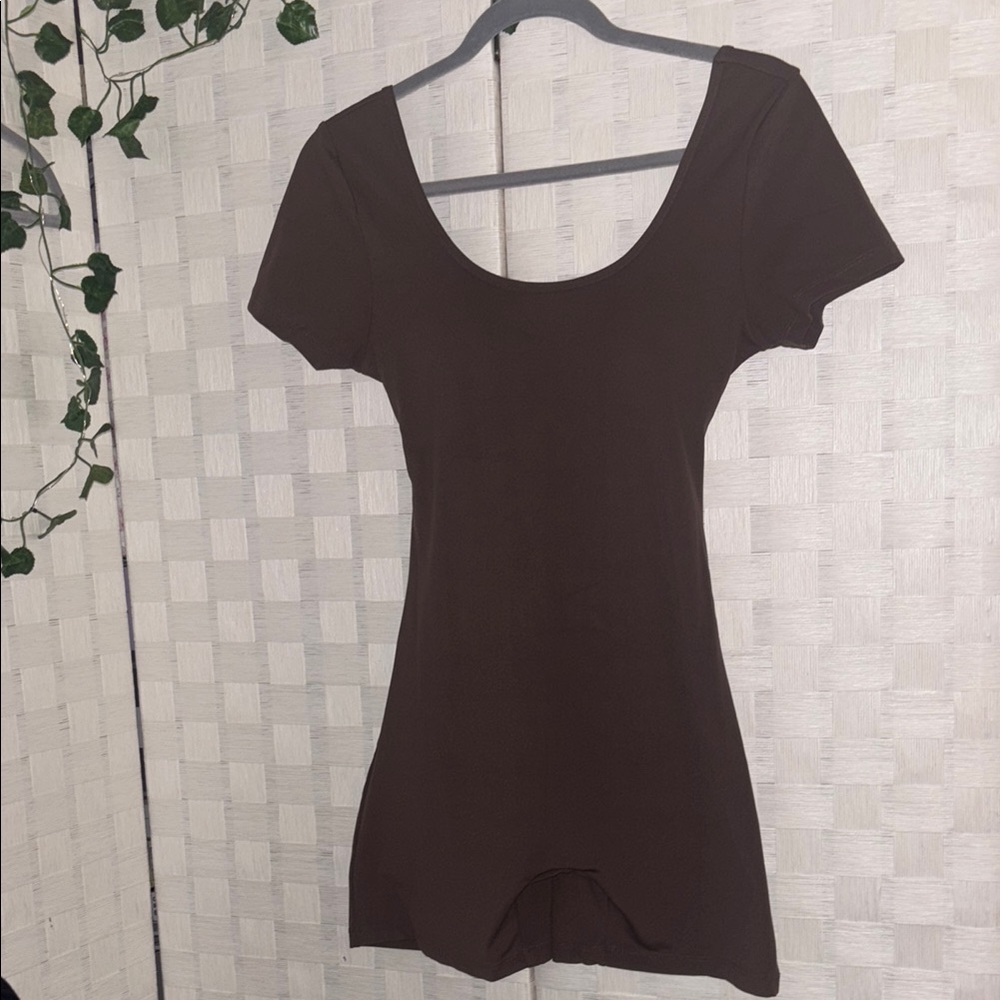 SHEIN Brown Sports Romper
